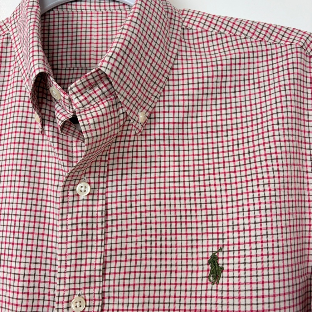 Polo Ralph Lauren Button Down Shirt L Red‎